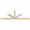 Ekena Millwork Richland Smooth Timber Gable Bracket, Douglas Fir, 84"W x 35"H x 3 1/2"D x 3 1/2"F, 10/12 Pitch GBW084X35X0404RIC00SDF - alternate 3